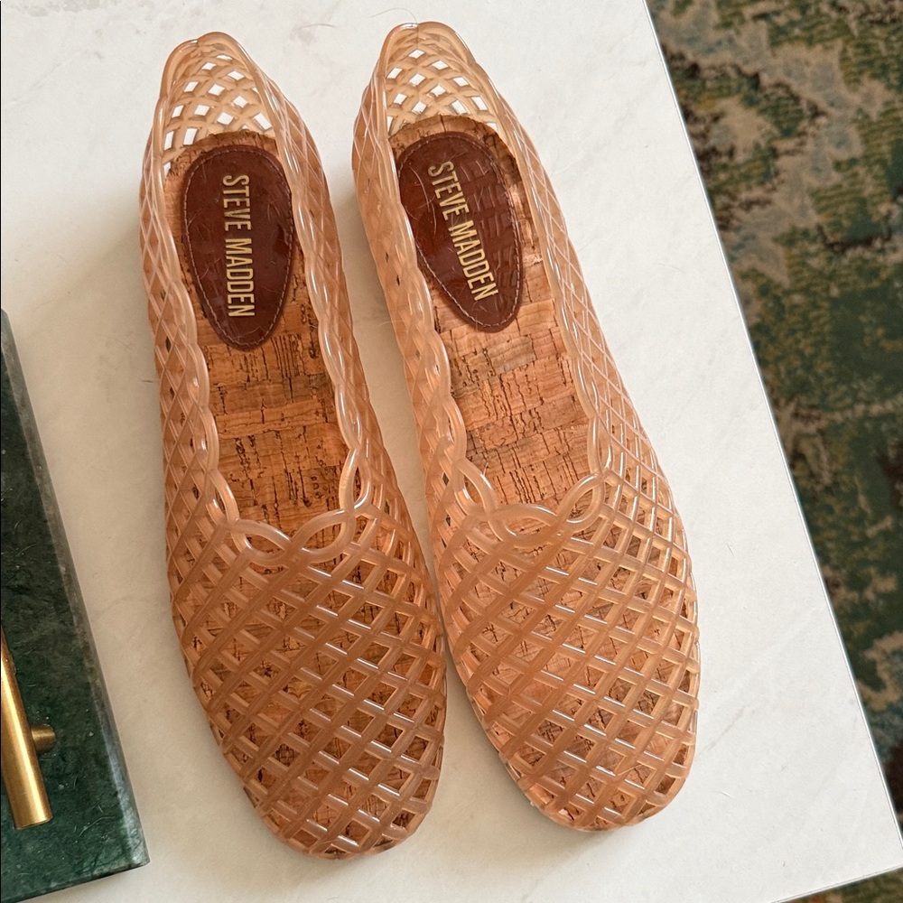 Steve Madden jelly flat sandals